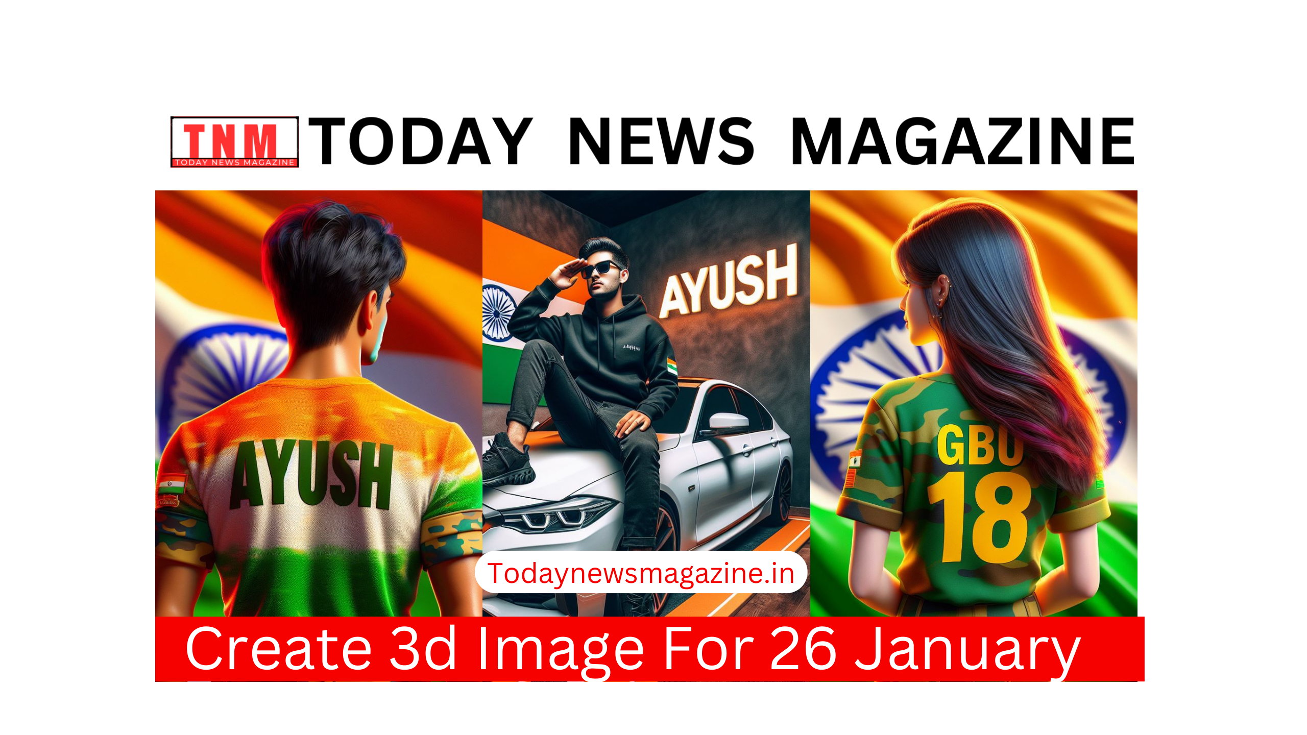 26 January Republic Day AI Image : Photos made with AI for Republic Day