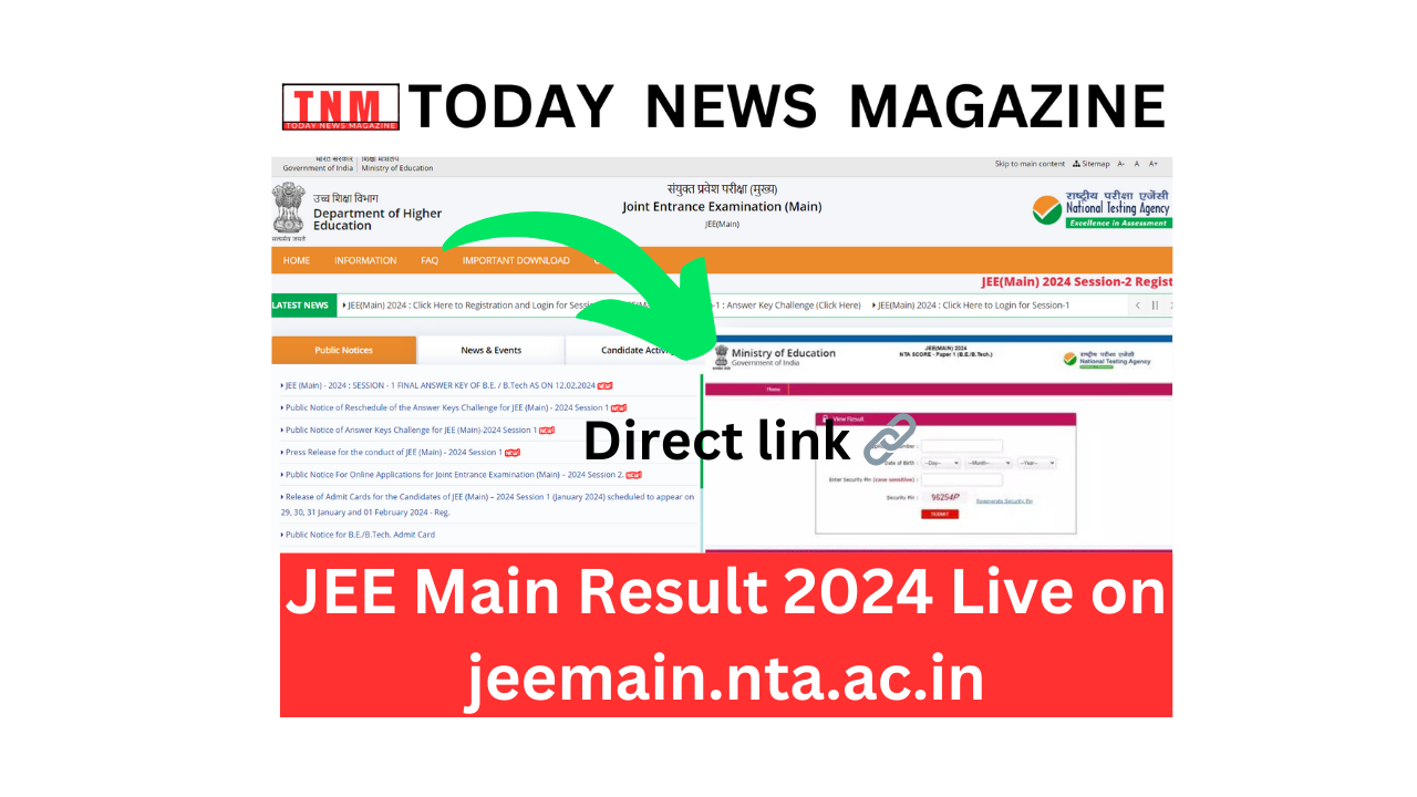 JEE Main Result 2024 Live on jeemain.nta.ac.in: JEE Mains Session 1 final answer key OUT, NTA to release scorecard soon